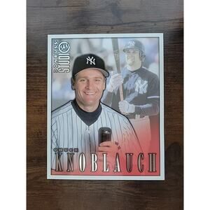 Chuck Knoblauch 1998 Donruss Studio 8x10 #34 - New York Yankees - MLB